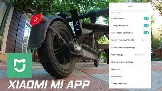Xiaomi Electric Scooter - Mi App Menu