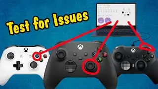 How to Test an Xbox Controller for Issues (analog stick drift, buttons not working, etc)