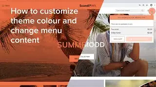 How to customize COLORS and CMS BLOCKS in ScandiPWA - PWA Magento Tutorial