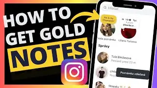 How To Get Gold Notes On Instagram