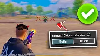 Horizontal Swipe Acceleration to improve HIP-FIRE & HEADSHOTS? ✅❌ | PUBG MOBILE / BGMI