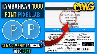 Cara Menambahkan Font Di Pixellab | Terbaru 2021