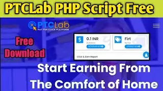 PTCLab PHP Script Free Download, Pay Per Click Platform, ptc script, installation free ptcLAB