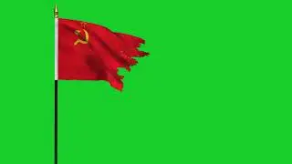 russian flag green screen