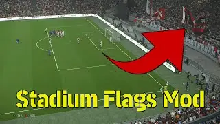 PES 2021 Stadium Flags mod