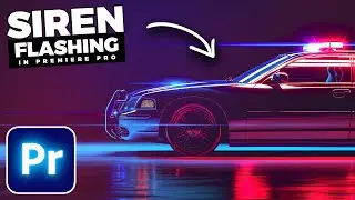 Police Siren FLASHING LIGHTS Overlay In Premiere Pro