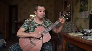 I wish I was in England (Irish trad)/Harley Benton True Tone SH-30 Pro Active soundhole pickup test