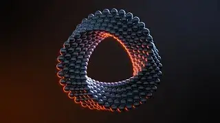 C4D Abstract Ring - Cinema 4D Tutorial (Free Project)