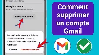 Comment supprimer un compte Gmail d'Android | Supprimer un compte Google sur mobile