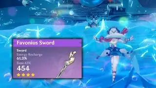 Lvl90 F2P Nilou Looks like this | Favonius Sword Nilou Bloom Showcase | Genshin Impact