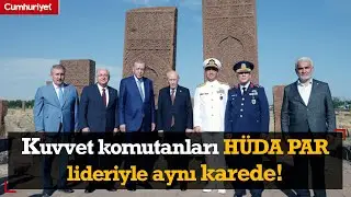 Kuvvet komutanları HÜDA PAR lideriyle aynı karede! Emekli Tümamiral Bağcıoğlu 15 Temmuz'u hatırlattı