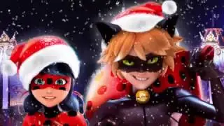 Мультфильм Леди Баг и супер кот Адриан и Маринетт встречают Рождество  Miraculous LadyBug Christmas