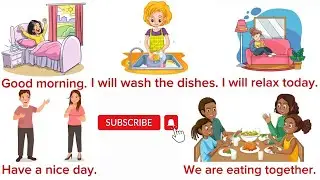 Simple English Sentences Used at Home || English Listening and Speaking Practice || English Learning