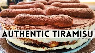 AUTHENTIC TIRAMISU recipe - restaurant-style Italian Tiramisu dessert recipe /  How to make Tiramisu