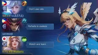RAFAELA IS SO BAD FOR TEAMWORK || RAFAELA GAMEPLAY 2024 || MOBILE LEGENDS