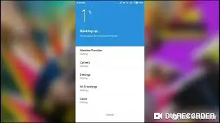 How to take  Back up  in Redmi 8 pro