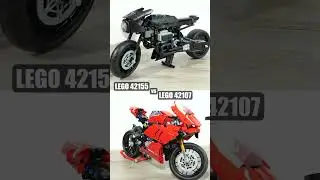 LEGO 42155 vs LEGO 42107 | LEGO Comparison | 42155 The Batman Batcycle | 42107 Ducati Panigale V4R