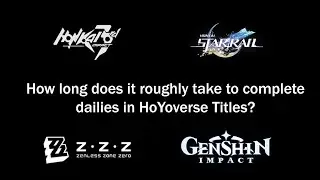 Roughly How Long Does It Take to Complete Dailies in a HoYoverse Title?