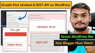 How To Disable Post oEmbed and REST API on Your WordPress Site