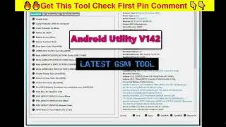 Android Utility Tool V142 | Samsung FRP Bypass | Android 14-13 Fix ADB Enable | New Device Support