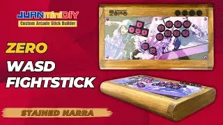 JMD Customs Zero WASD Fightstick  | Custom Wood Fightstick