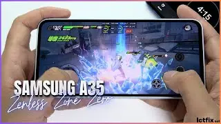 Samsung Galaxy A35 Zenless Zone Zero Gaming test | Exynos 1380, 120Hz Display