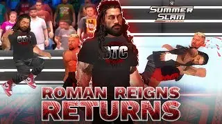 Roman Reigns Returns And Destroys Solo Sikoa - WR2D 2K24 By Demon Knight Simulation 