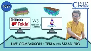 STAAD Pro Vs Tekla Structural Designer (TSD)|| STAAD Pro || LIVE COMPARISON || WHICH ONE IS BETTER?