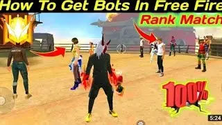 How To Get Bot Lobby In Free FireHow To Get Bots In FreeFire& How To Get Bot In Rank Match