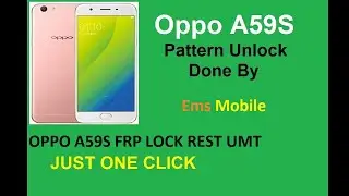 OPPO A59S FRP LOCK REMOVE | GOOGLE ACCOUNT REMOVE JUST ON CLICK || UMT DONGOLE !!