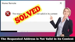[FIXED] The Requested Address is Not Valid in its Context