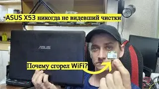 Годами не чистили ноутбук! Почему сгорел WiFi?