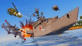Realistic BATTLESHIP Destruction | Teardown