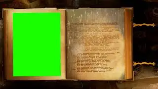 Книга открывается. Гроза 👍 Футаж. Хромакей