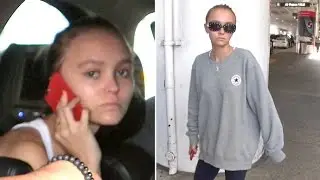 Lily-Rose Depp Asked About Brangelina Divorce Arriving In L.A. After 'The Dancer' Premiere In Paris
