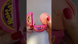 Hubba Bubba Bubble Tape 🫧 #shorts #short #unboxing #bubblegum #asmr #gum #candyfunhouse