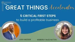 Let us show you the FIVE CRITICAL 🚨 FIRST STEPS to build a profitable business.