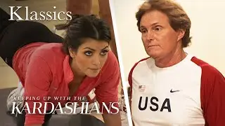 Bruce Jenner Trains Kim Kardashian for 