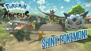 First Shiny Pokemon!! Shiny Pokemon Reaction Montage! | Pokemon Legends Arceus