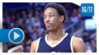 DeMar DeRozan Full Highlights vs Pacers (2017.03.31) - 40 Pts, 9 Reb, TOO COLD!