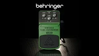 Behringer TO800 Vintage Tube Overdrive Pedal | Gear4music demo
