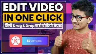 Edit Video without Editing in a Click-Latest KineMaster Project Feature🤯