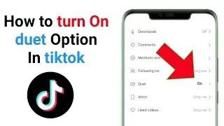 How to enable duet option in tiktok | tiktok duet option on kaise karen | tiktok duet option on