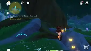 Search in the tree for 3 traces of the wind (0/3) | Genshin Impact