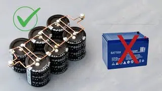 Super Capacitor Using as Battery (50V,100A)