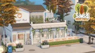 Garden Cafe | The Sims 4 NoCC build | Cozy Fall Save File