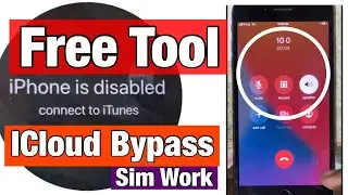 Free Tool passcode Disabled iphone with Sim work