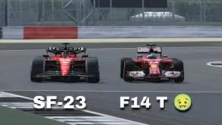 HOW MUCH SLOWER IS THE 𝗪𝗢𝗥𝗦𝗧 FERRARI F1 CAR COMPARED TO THEIR 2023 CAR? 🤔