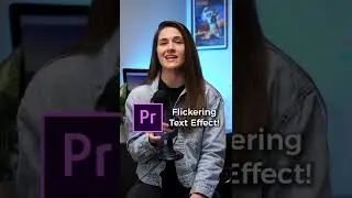 FLICKERING TEXT EFFECT! (EASY) Premiere Pro 2022 