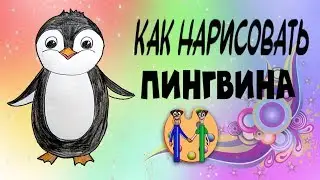 Как нарисовать пингвина. Онлайн-школа рисования 